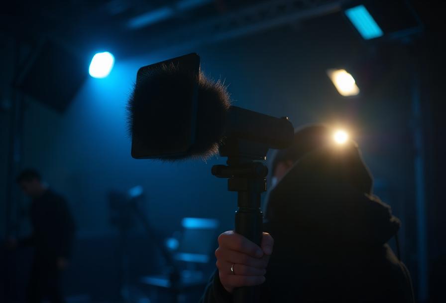 Sound Department — cinematic on-set photo